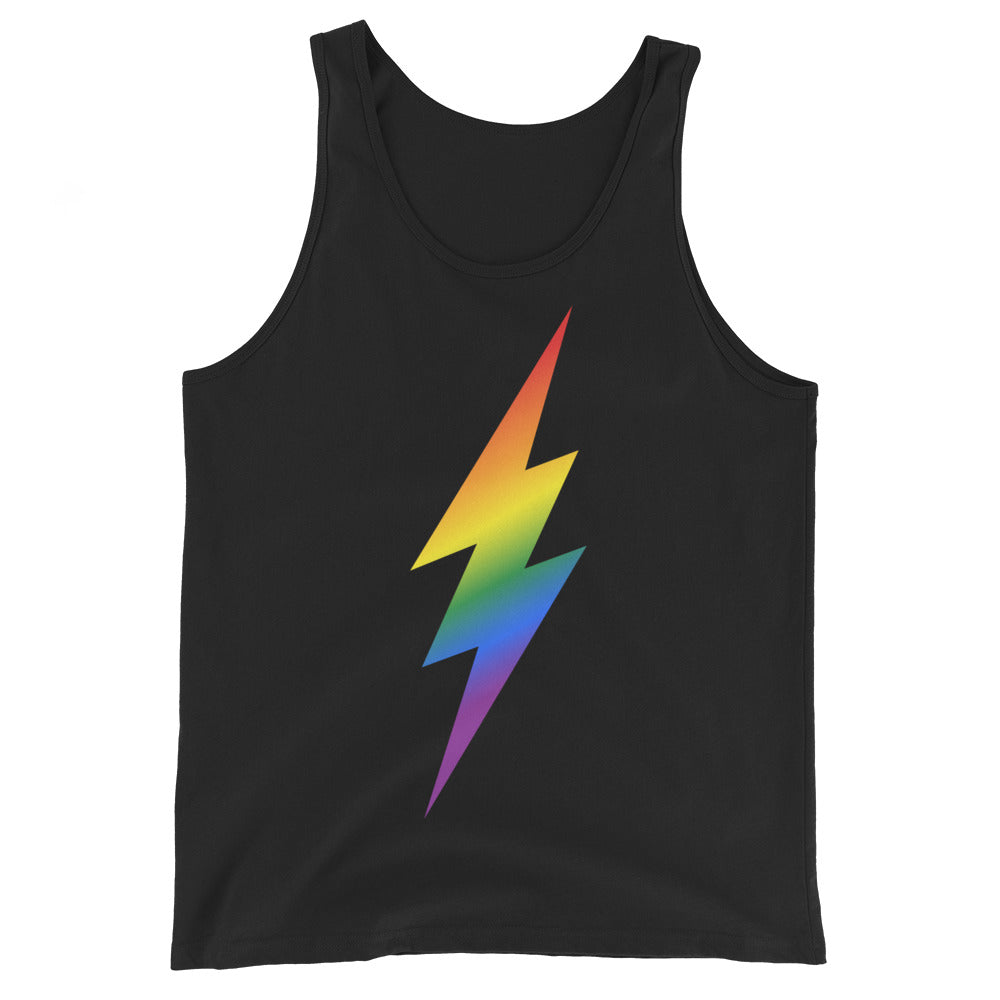 Rainbow Pride Lightning Tank Top Vests and Tank Tops The Rainbow Stores