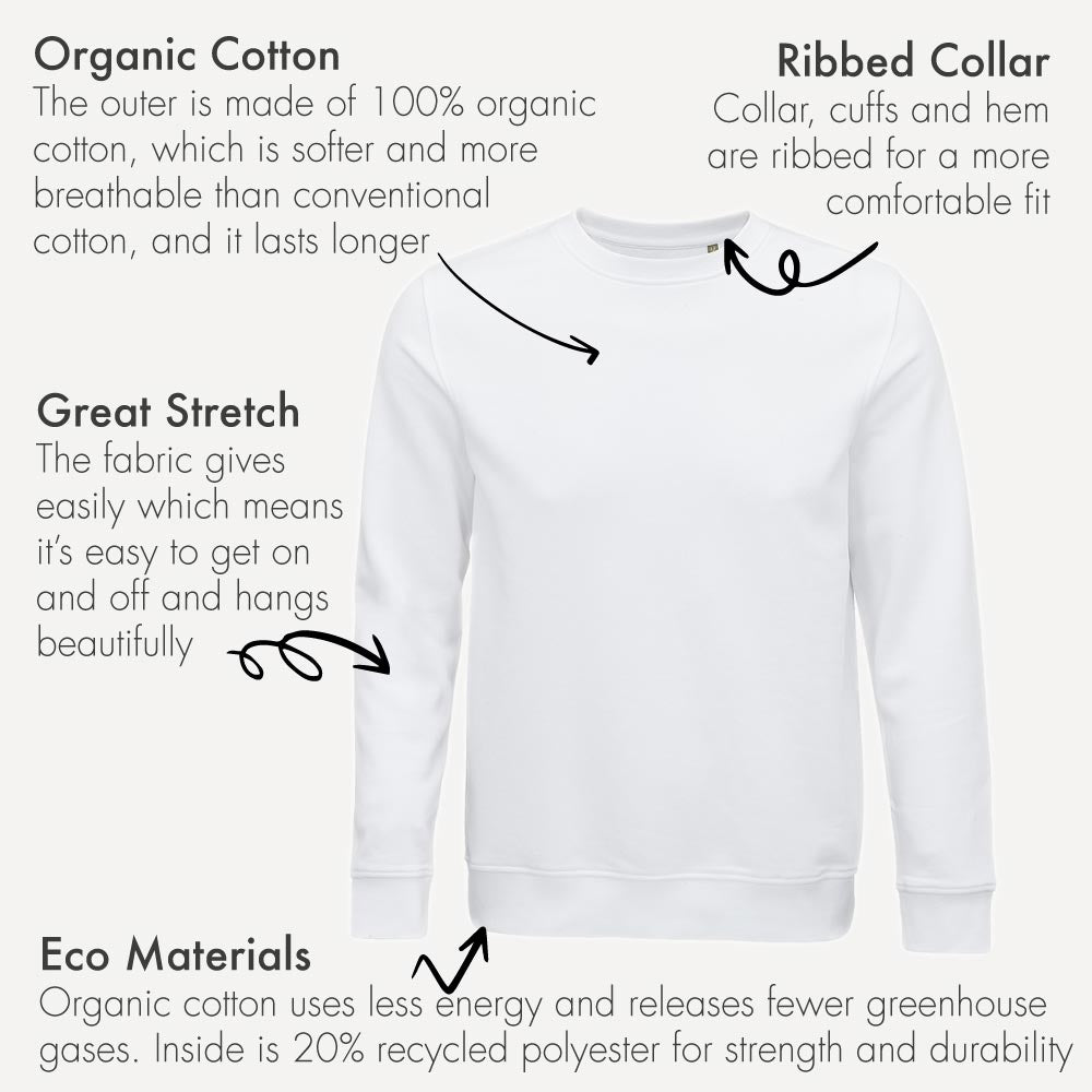 No Pride Without Trans Pride Organic Sweatshirt Sweatshirts SOL's The Rainbow Stores