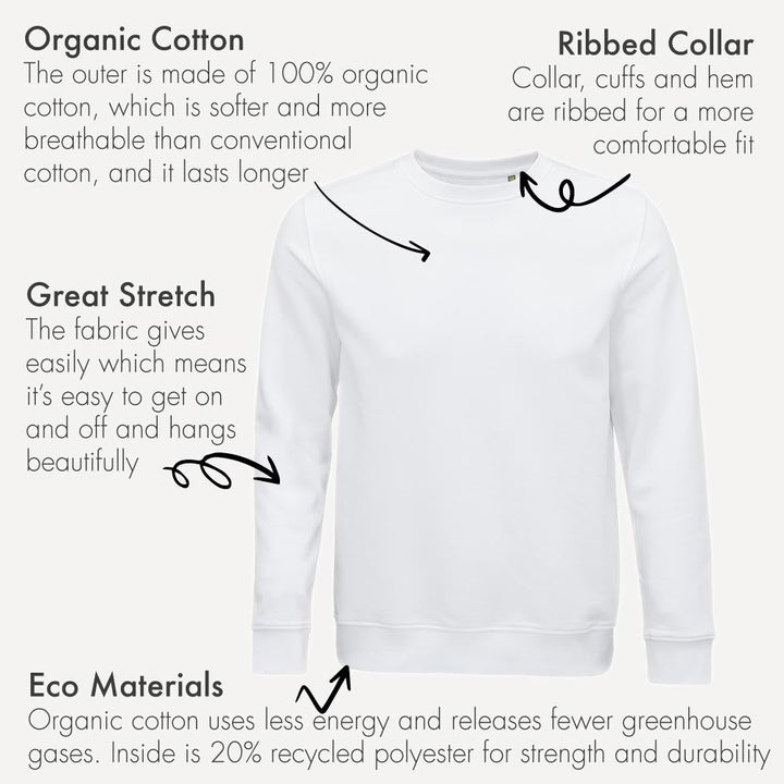 No Pride Without Trans Pride Organic Sweatshirt Sweatshirts SOL's The Rainbow Stores