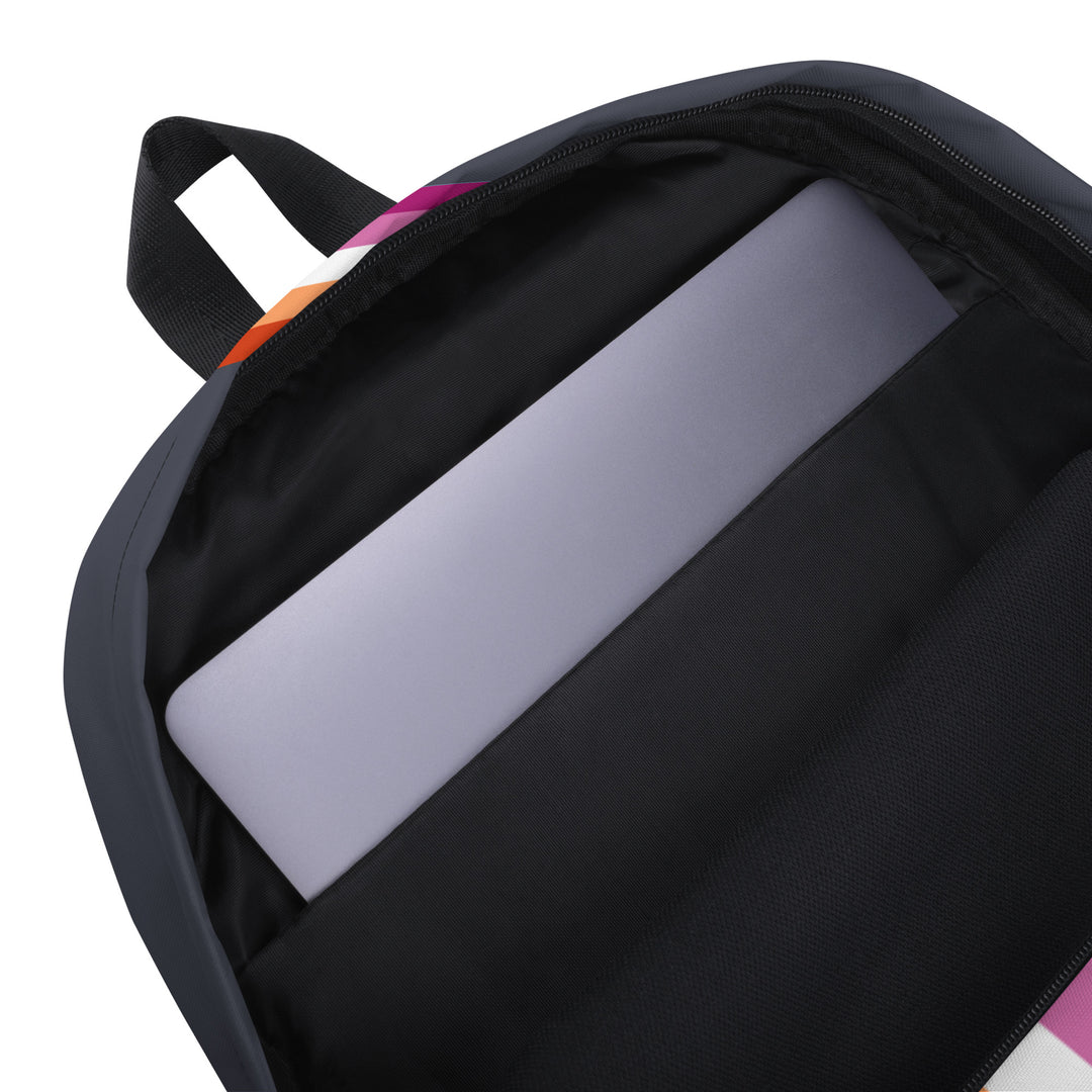 Lesbian Pride Stripe Backpack Bags The Rainbow Stores