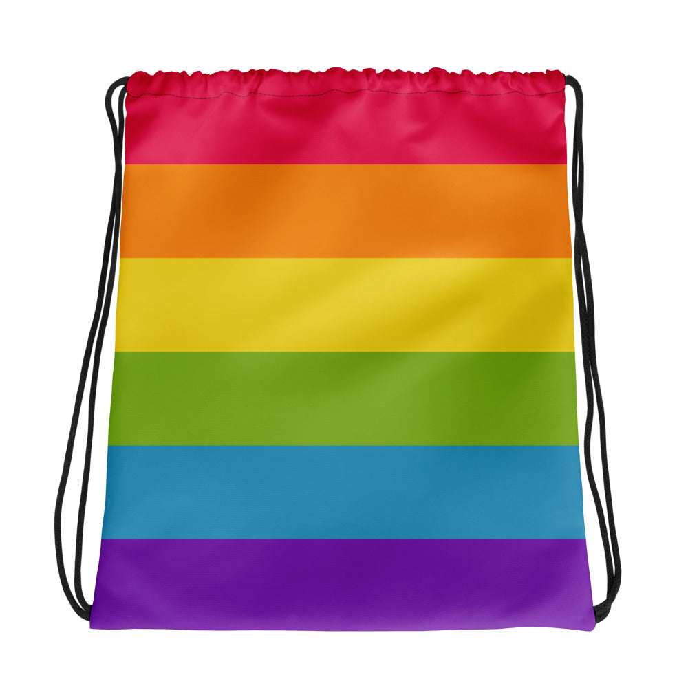 Rainbow Pride Flag Drawstring Bag Bags The Rainbow Stores