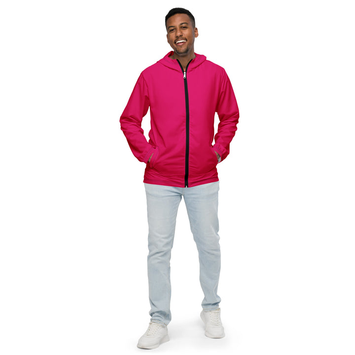 Hot Pink Windbreaker With Rainbow Pride Inside Windbreaker The Rainbow Stores