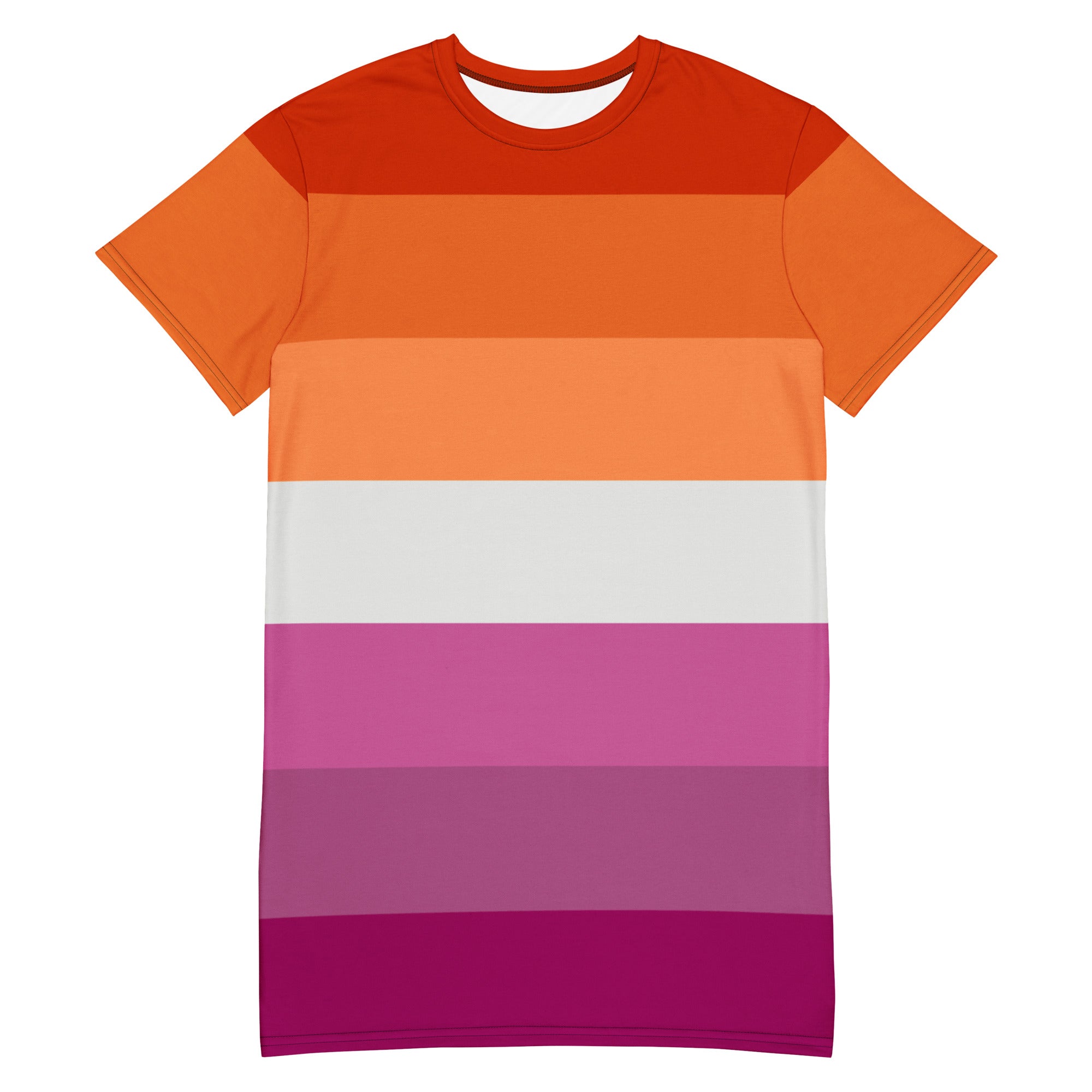 Lesbian Pride Flag T-shirt Dress – The Rainbow Stores