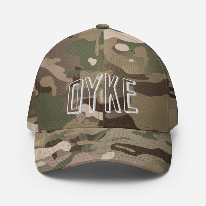 Dyke Embroidered Closed Back Cap Hats The Rainbow Stores