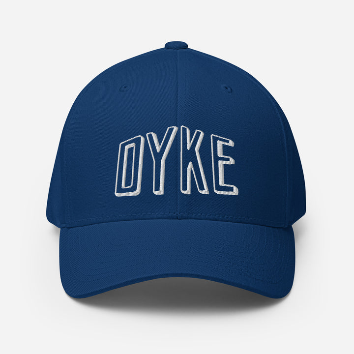 Dyke Embroidered Closed Back Cap Hats The Rainbow Stores
