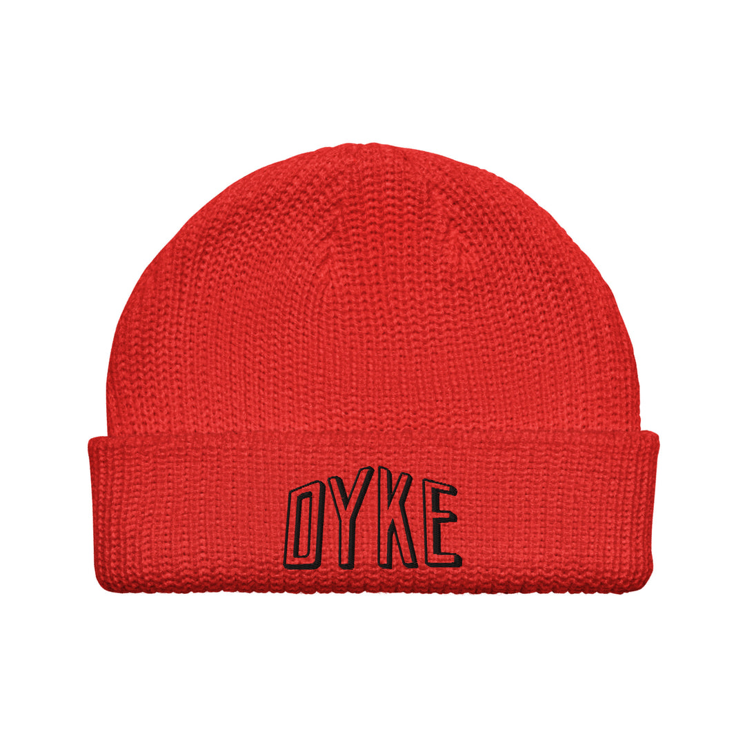 Outline Dyke Embroidered Fisherman Beanie Hats The Rainbow Stores