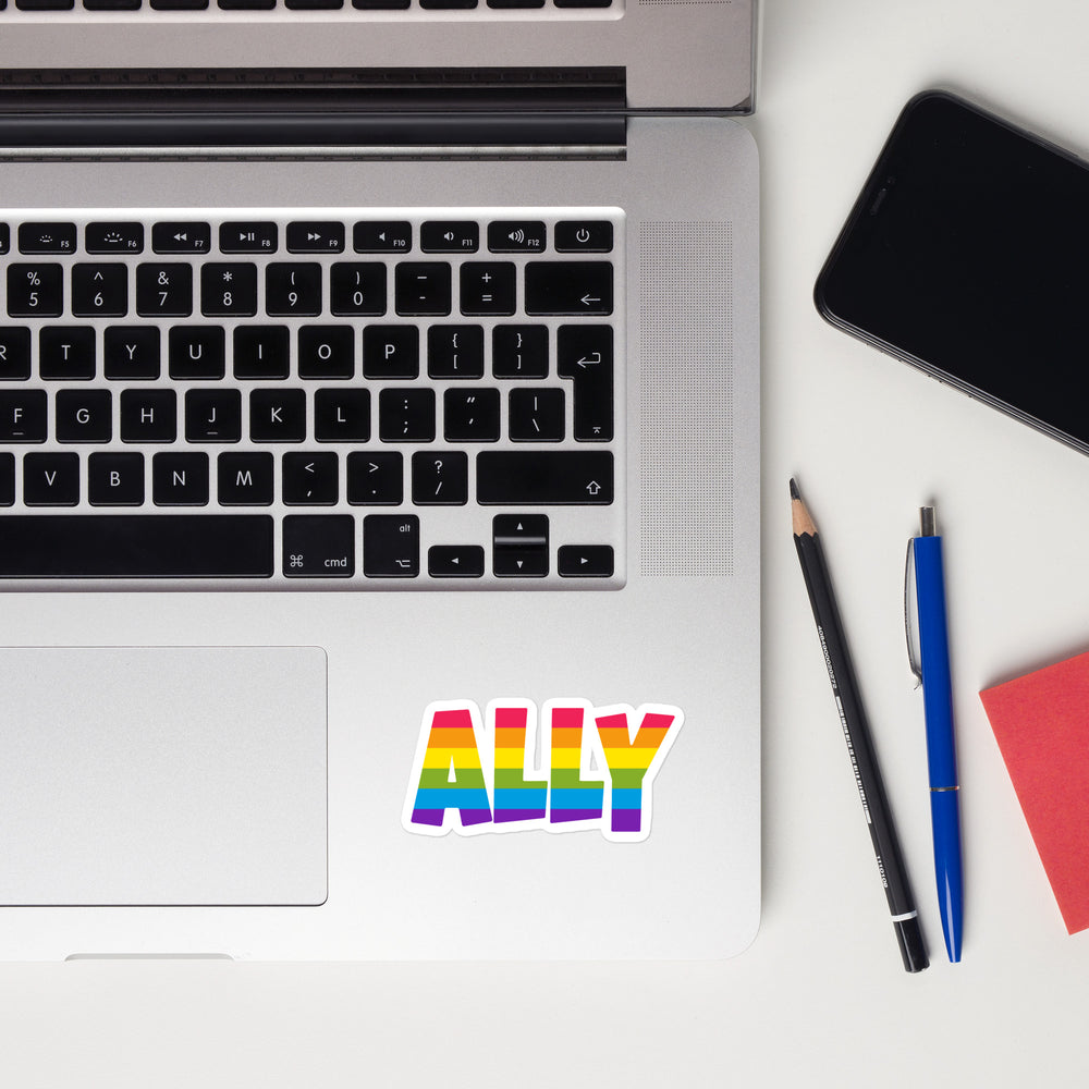 Ally Rainbow Sticker Stickers The Rainbow Stores