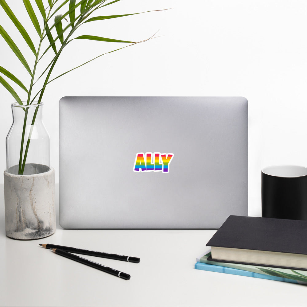 Ally Rainbow Sticker Stickers The Rainbow Stores