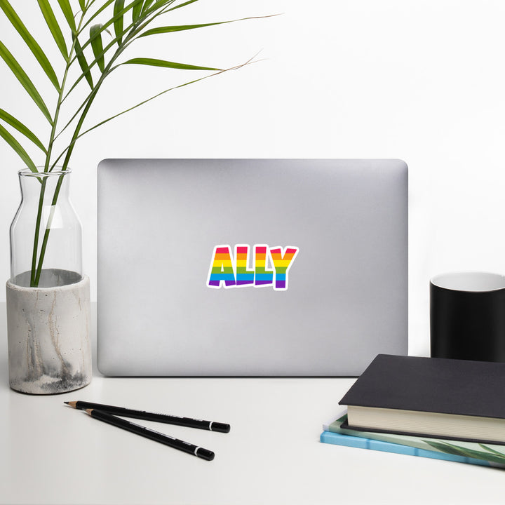 Ally Rainbow Sticker Stickers The Rainbow Stores