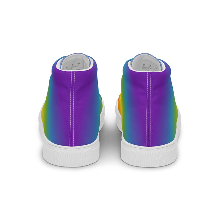 Rainbow Pride Gradient High Top Trainers (male sizes) High Tops The Rainbow Stores