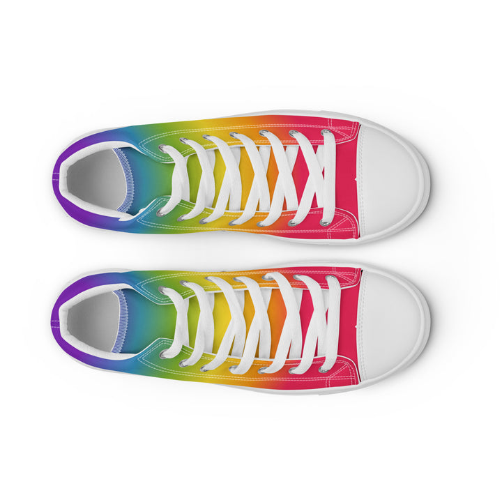 Rainbow Pride Gradient High Top Trainers (male sizes) High Tops The Rainbow Stores