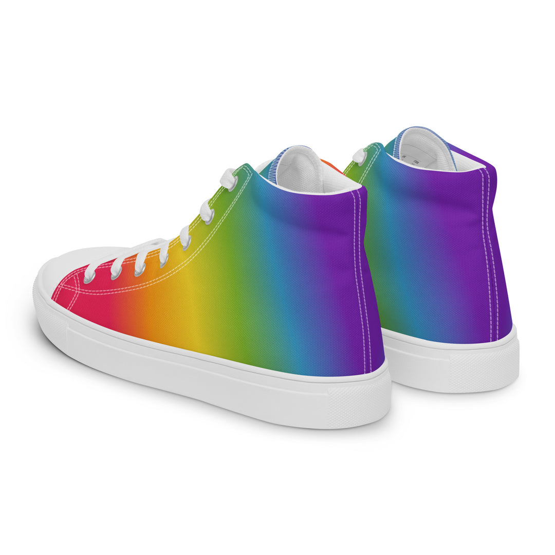 Rainbow Pride Gradient High Top Trainers (male sizes) High Tops The Rainbow Stores