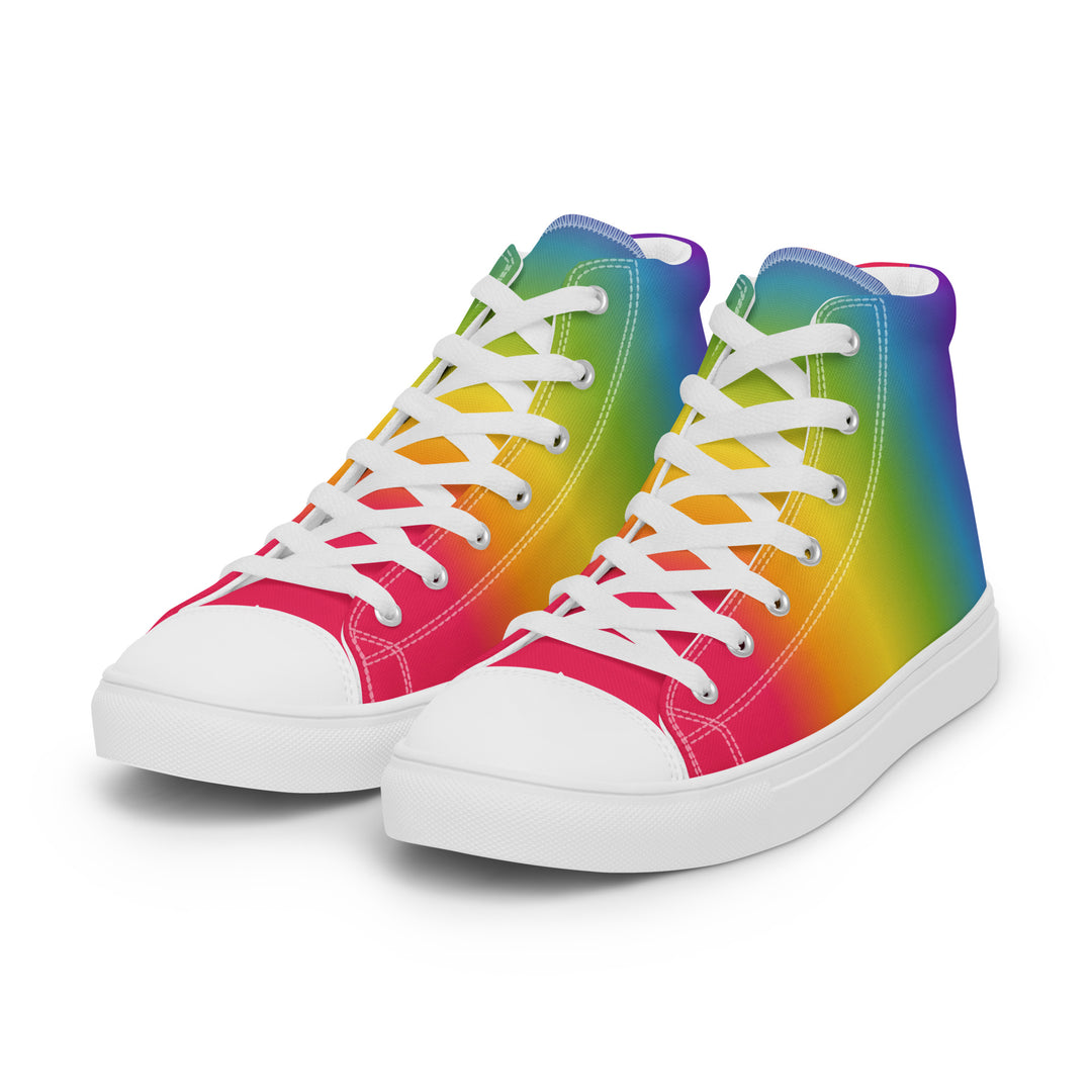 Rainbow Pride Gradient High Top Trainers (male sizes) High Tops The Rainbow Stores