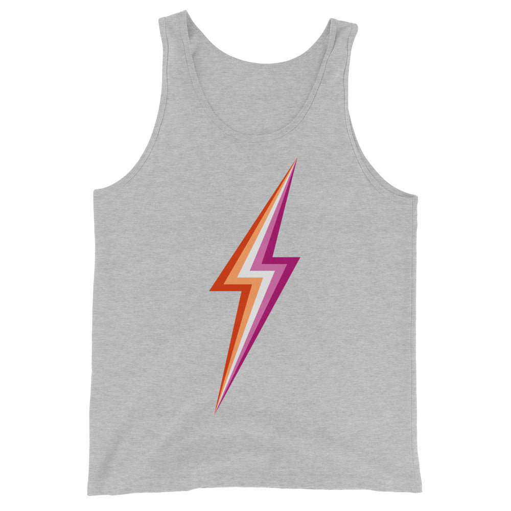Lesbian Pride Lightning Tank Top Vests and Tank Tops The Rainbow Stores