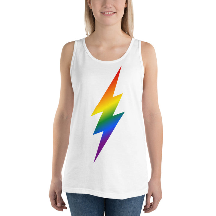Rainbow Pride Lightning Tank Top Vests and Tank Tops The Rainbow Stores