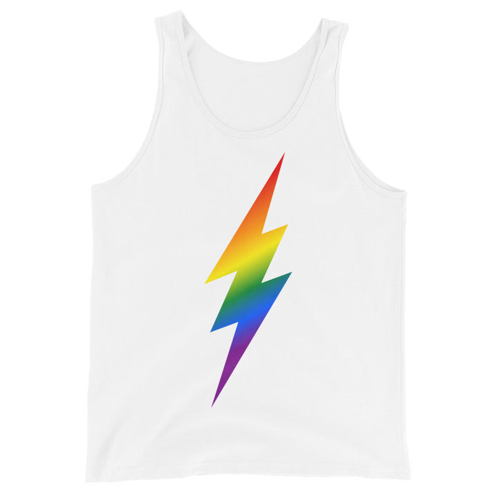 Rainbow Pride Lightning Tank Top Vests and Tank Tops The Rainbow Stores