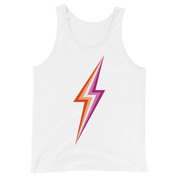 Lesbian Pride Lightning Tank Top Vests and Tank Tops The Rainbow Stores