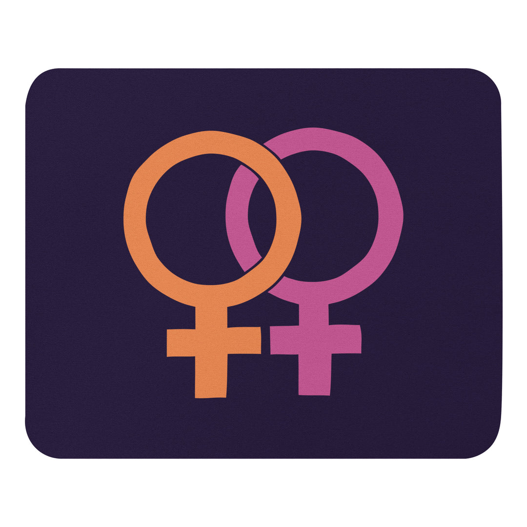 Double Venus Symbol Mouse Pad/Mouse Mat Mouse Pad The Rainbow Stores