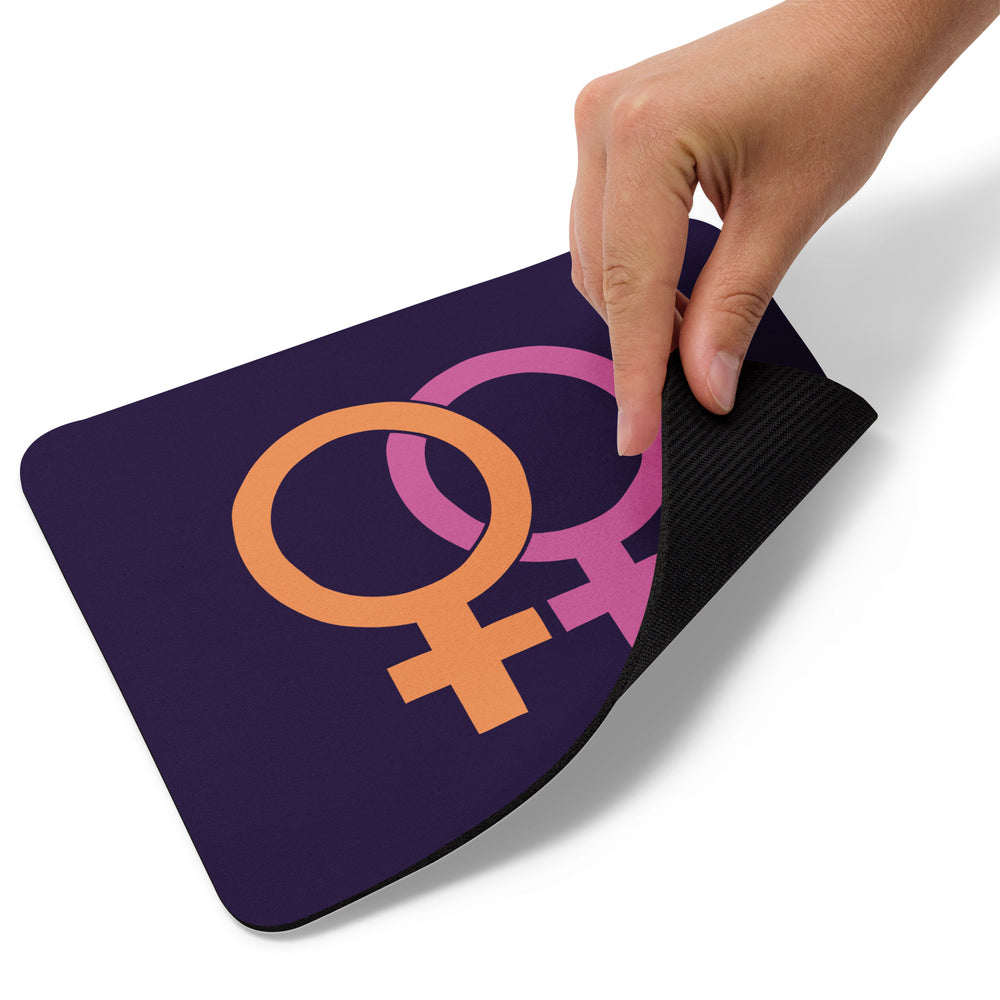 Double Venus Symbol Mouse Pad/Mouse Mat Mouse Pad The Rainbow Stores