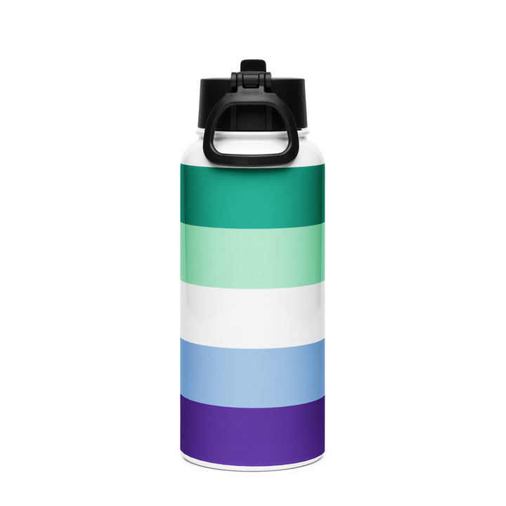 Gay Men's Pride Flag Stainless Steel Water Bottle Water Bottle The Rainbow Stores