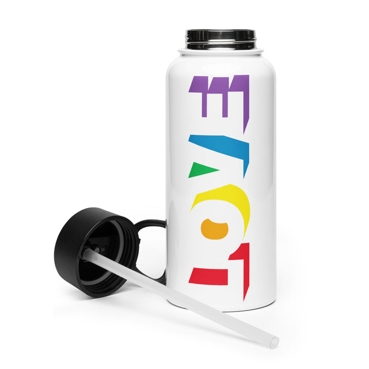 Love Rainbow Pride Stainless Steel Water Bottle Water Bottle The Rainbow Stores