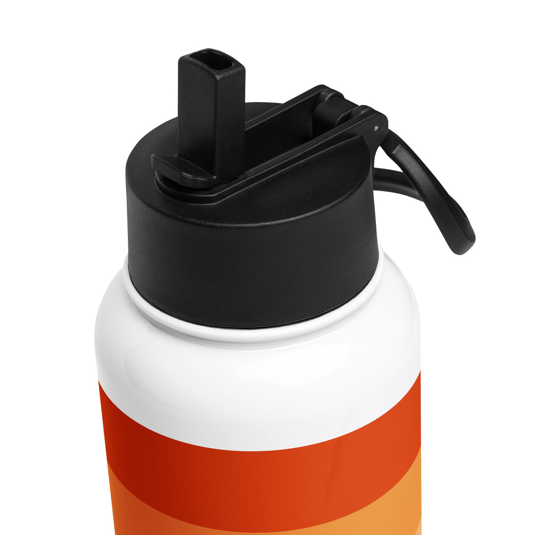 Lesbian Pride Flag Stainless Steel Water Bottle Water Bottle The Rainbow Stores