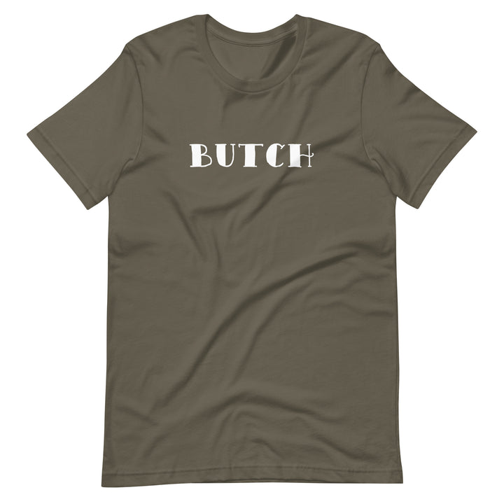 Butch Tattoo Text T-Shirt T-shirts The Rainbow Stores