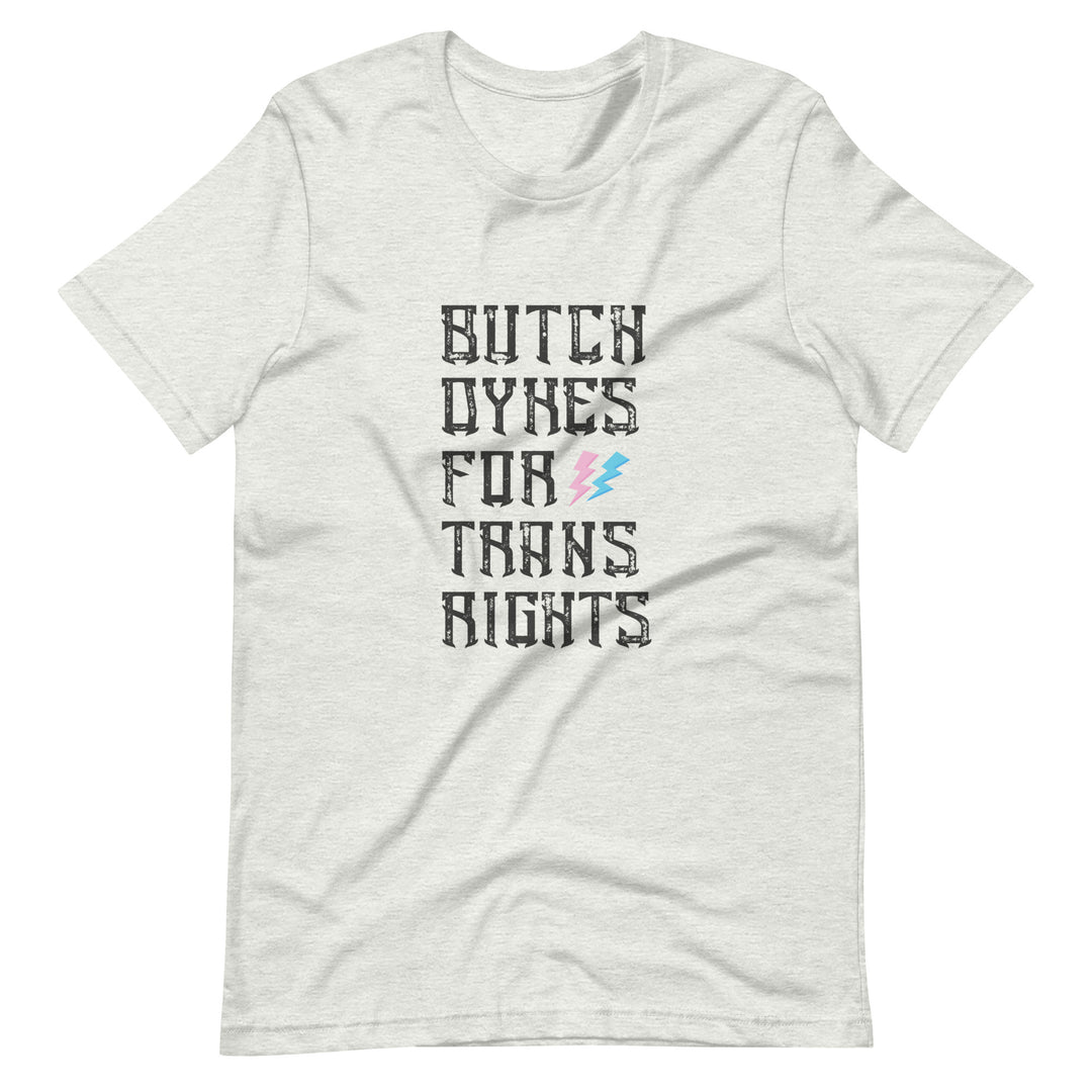 Butch Dykes For Trans Rights T-Shirt T-shirts The Rainbow Stores
