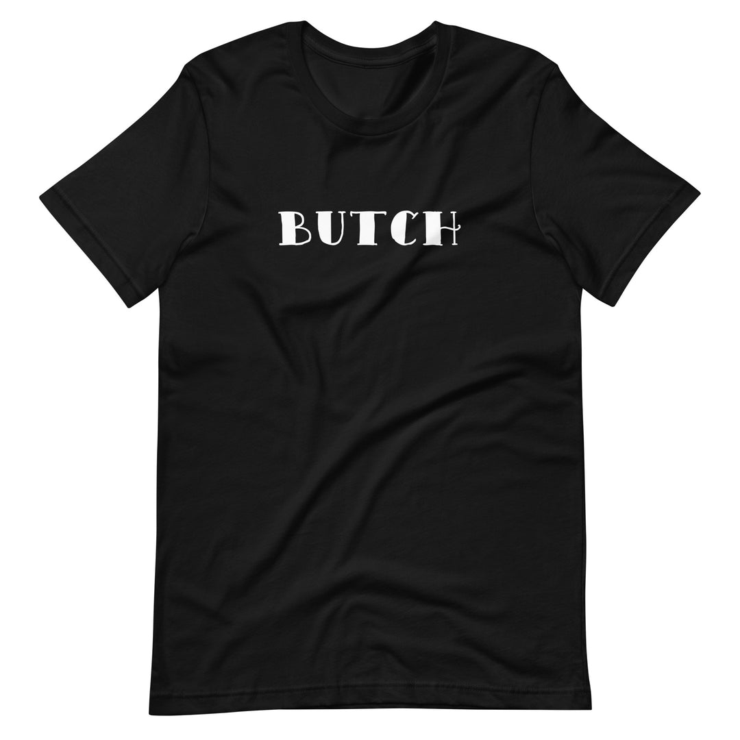 Butch Tattoo Text T-Shirt T-shirts The Rainbow Stores