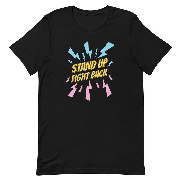 Stand Up Fight Back Trans Pride T-Shirt T-shirts The Rainbow Stores