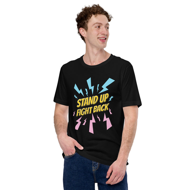 Stand Up Fight Back Trans Pride T-Shirt T-shirts The Rainbow Stores
