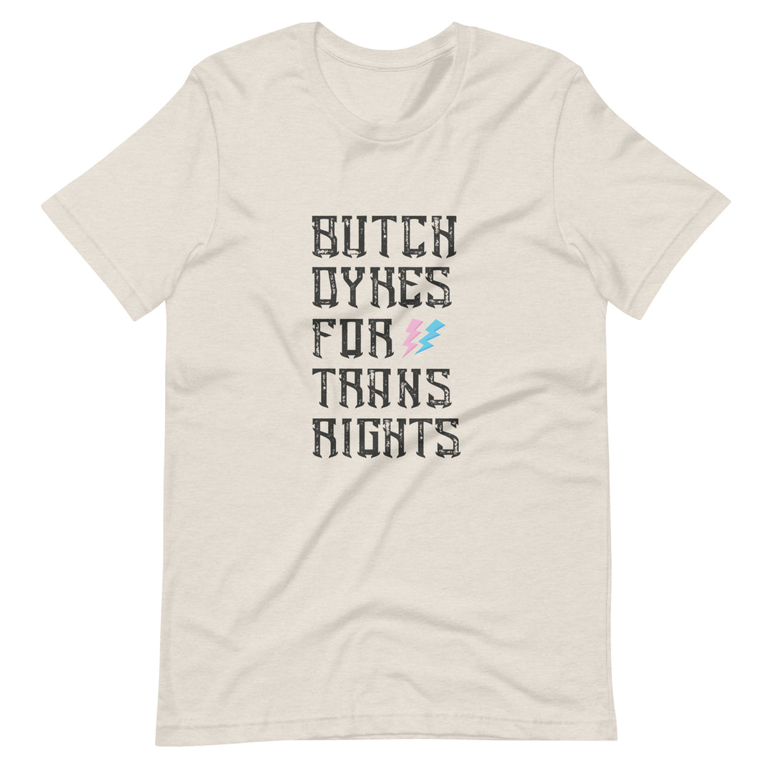 Butch Dykes For Trans Rights T-Shirt T-shirts The Rainbow Stores