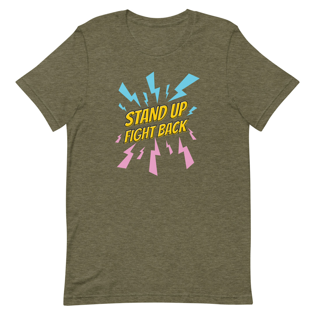 Stand Up Fight Back Trans Pride T-Shirt T-shirts The Rainbow Stores
