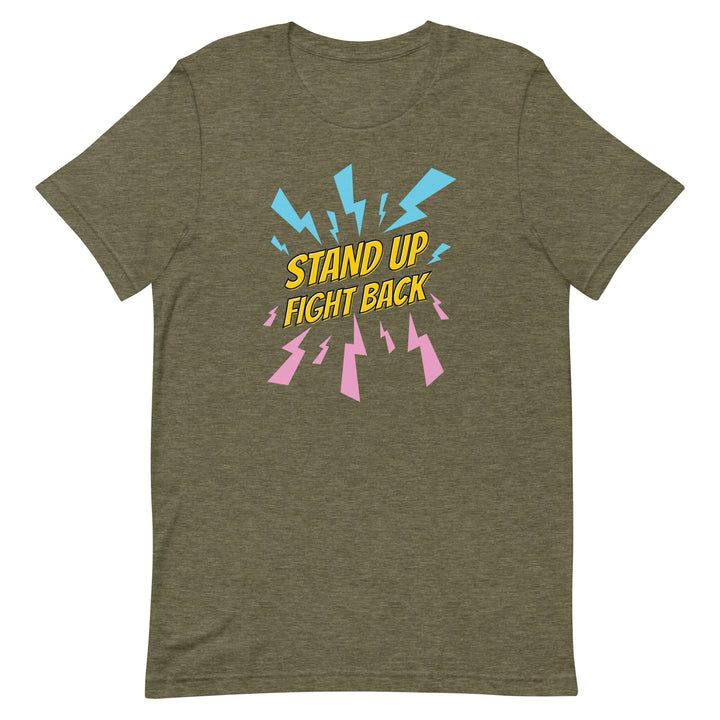 Stand Up Fight Back Trans Pride T-Shirt T-shirts The Rainbow Stores