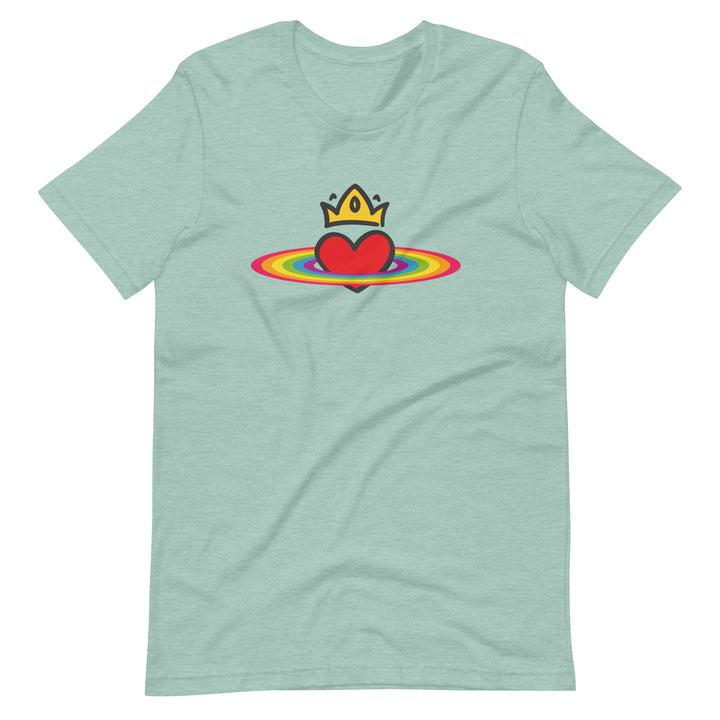 Rainbow Halo and Heart T-Shirt T-shirts The Rainbow Stores