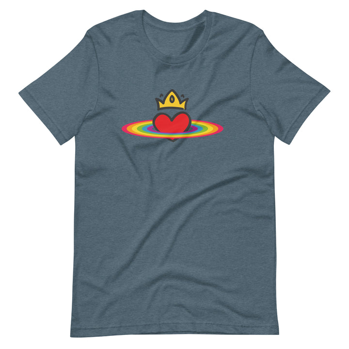 Rainbow Halo and Heart T-Shirt T-shirts The Rainbow Stores
