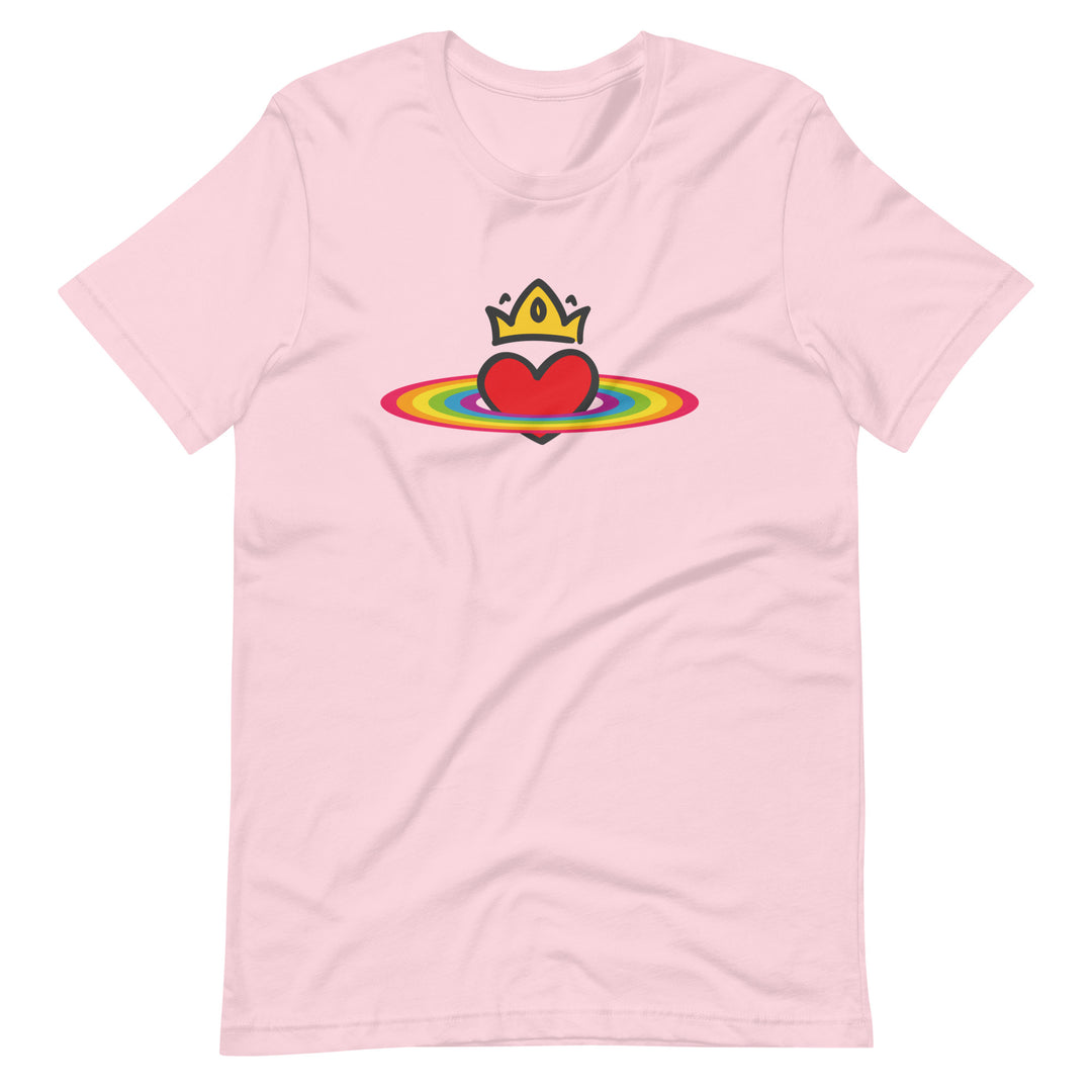 Rainbow Halo and Heart T-Shirt T-shirts The Rainbow Stores