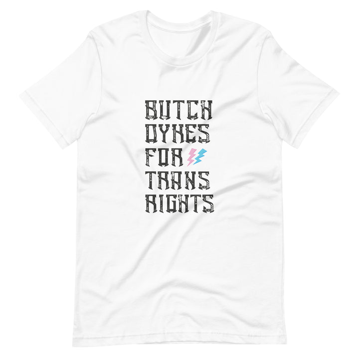 Butch Dykes For Trans Rights T-Shirt T-shirts The Rainbow Stores