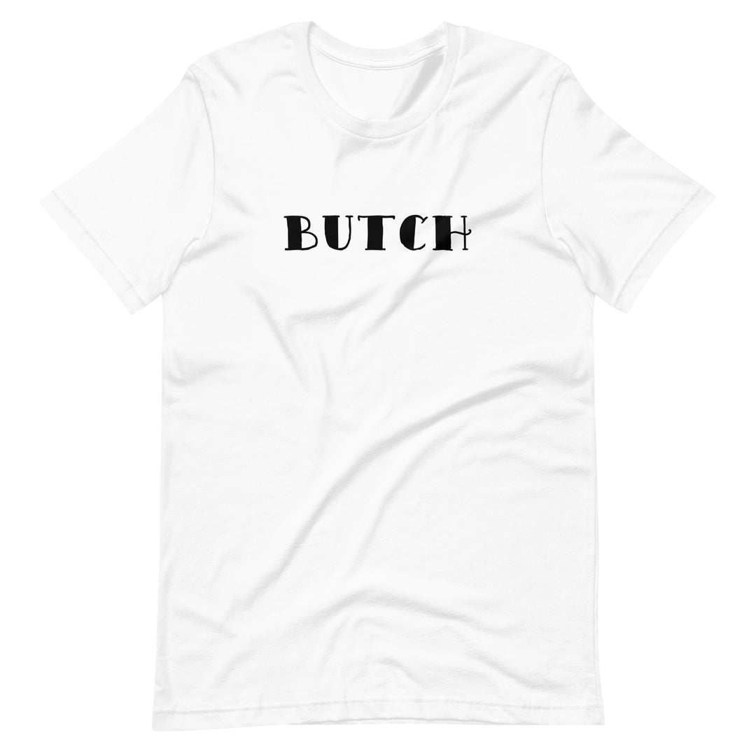 Butch Tattoo Text T-Shirt T-shirts The Rainbow Stores