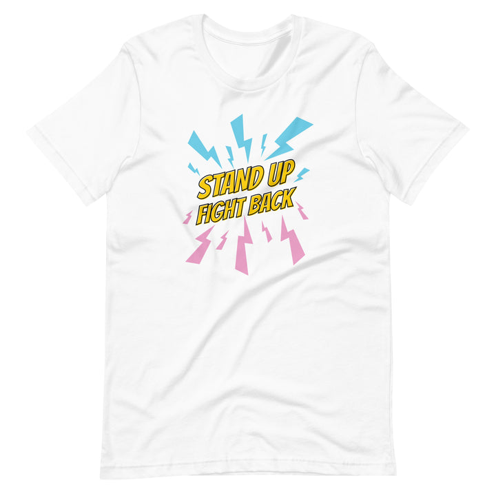 Stand Up Fight Back Trans Pride T-Shirt T-shirts The Rainbow Stores