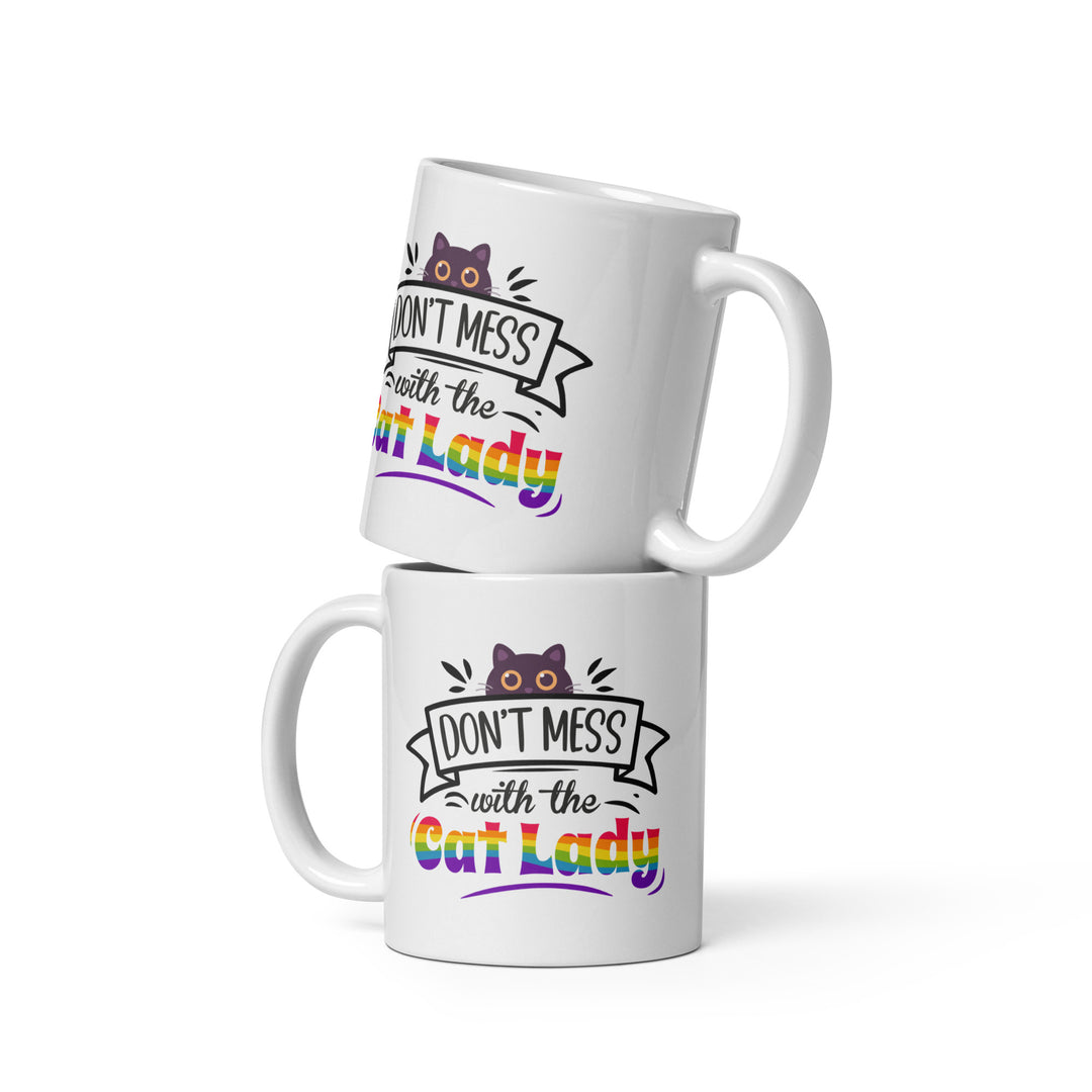 Don't Mess With The Cat Lady Mug Mugs The Rainbow Stores