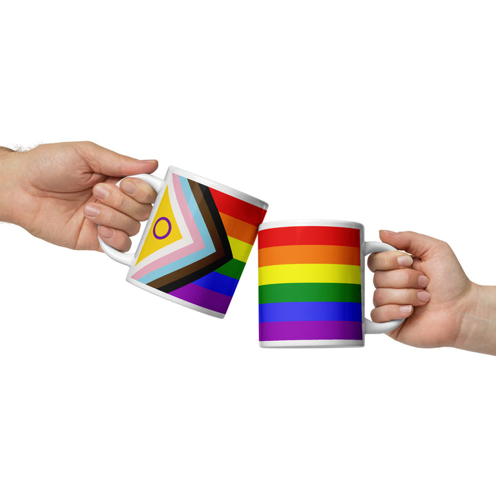 Intersex Inclusive Progress Pride Flag Mug Mugs The Rainbow Stores