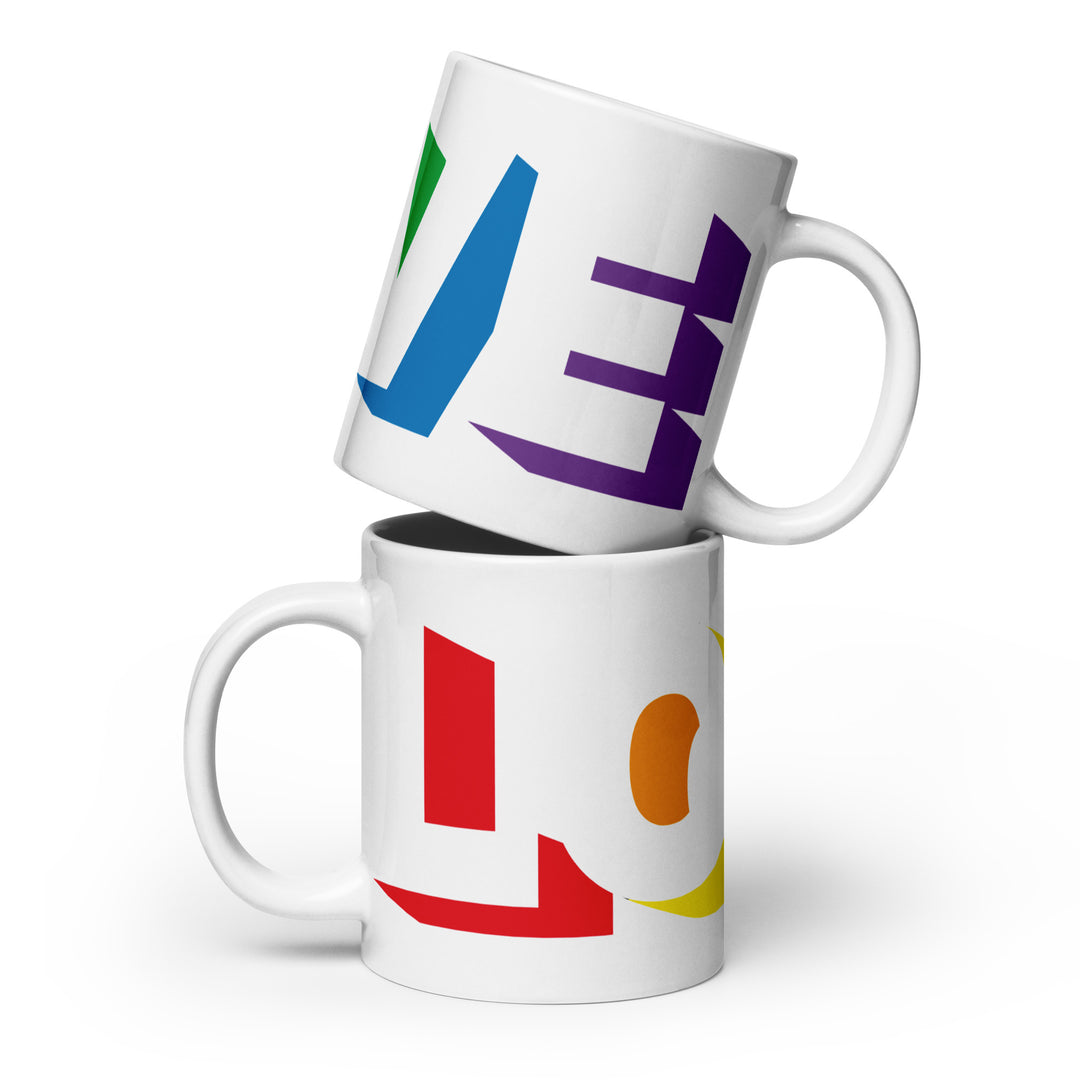 Rainbow Pride Love Mug Mugs The Rainbow Stores