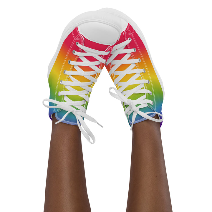 Rainbow Pride Gradient High Top Trainers (female sizes) High Tops The Rainbow Stores