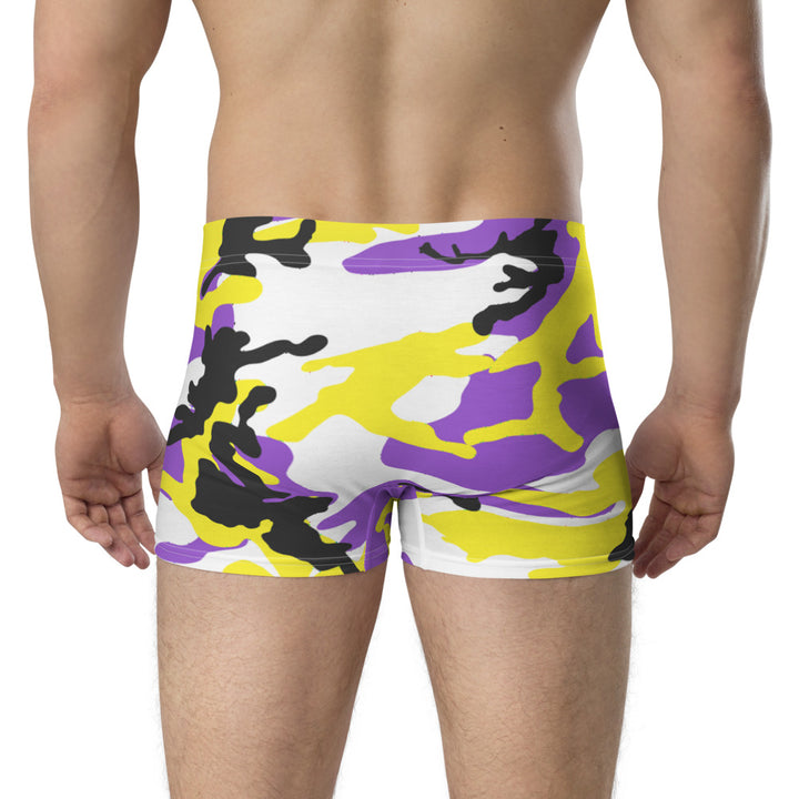 Non-Binary Camo Boxer Briefs Underwear The Rainbow Stores
