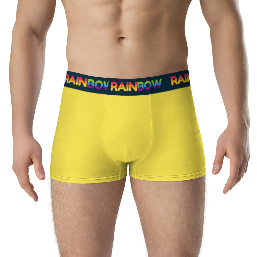 Rainbow Yellow Boxer Briefs