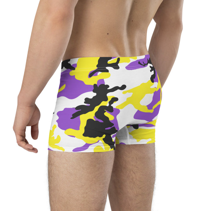 Non-Binary Camo Boxer Briefs Underwear The Rainbow Stores