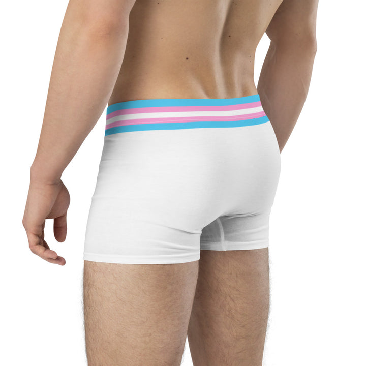 Trans Flag Trim Boxer Briefs Underwear The Rainbow Stores
