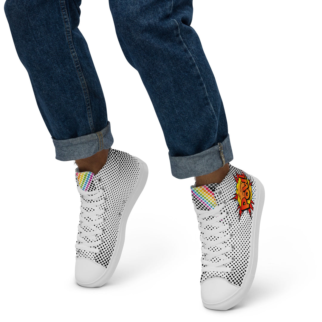 Pow! Pop Art High Top Trainers (male sizes) High Tops The Rainbow Stores