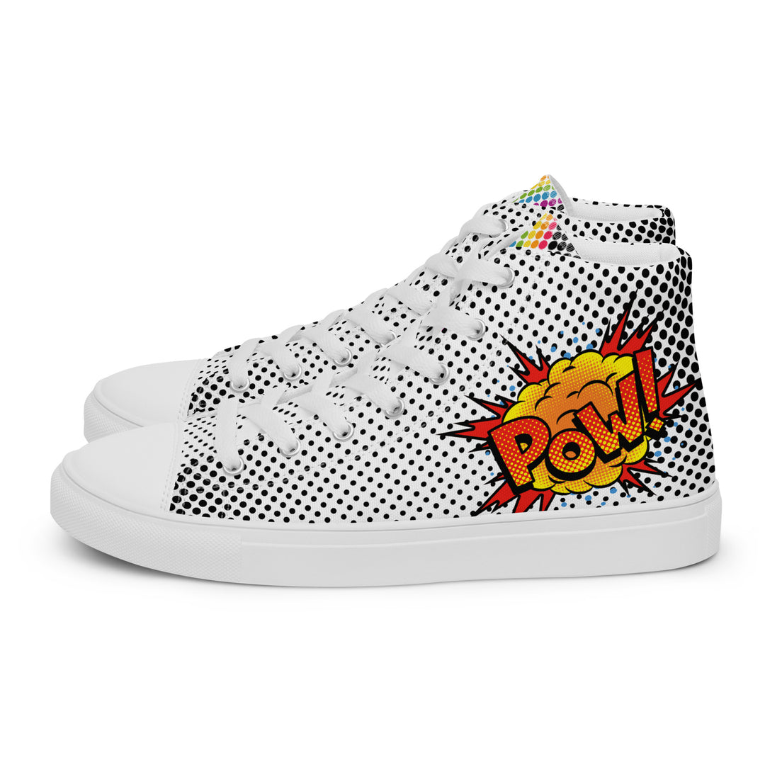 Pow! Pop Art High Top Trainers (male sizes) High Tops The Rainbow Stores